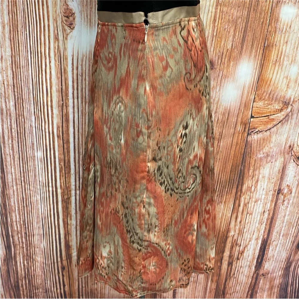 Worthington Watercolor Sheer Chiffon Skirt - Picture 3 of 7
